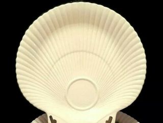 2 Vintage Wedgwood Clam Shell Lunch Snack Plates Etruria And Barlaston Marked 9 "