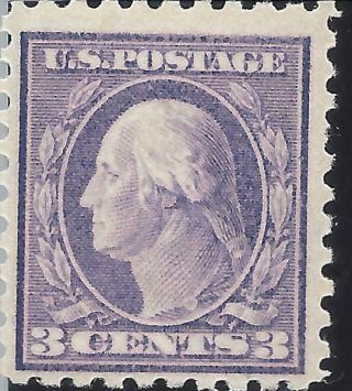 Orley Stamps Us Stamps 426 F - Vf Mnh/og 1914 - 1915 Washington 3 Cents