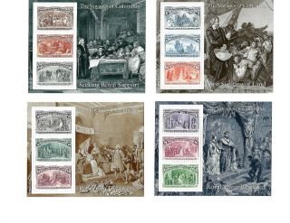 Us Stamps/sheet/postage Sct 2624 - 29 Voyages Of Columbus Mnh F - Vf Og Fv $16.  39