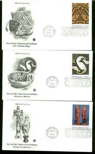 US FDC 3873 Set of 10 Postal Commemorative Society Cachets Santa Fe,  NM 3
