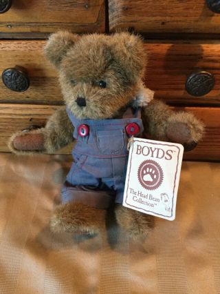 Boyds Bears Remus Q.  Tweeter With Zip 904263 Best Dressed Series With Tags