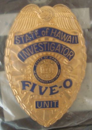 Hawaii Five - 0 Investigator Badge Blackinton