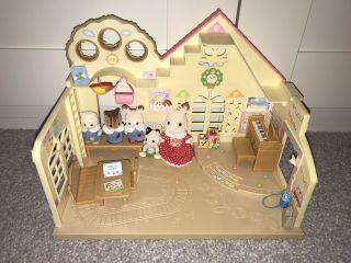 Sylvanian Families Forest Nursery With Furniture And Figures
