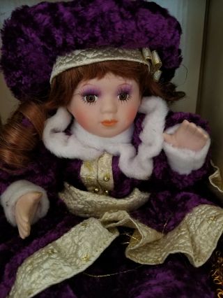 Classic Treasures Musical & Animated Porcelain Doll with Box - Georgous 2