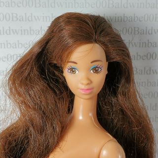 (g30) Nude Barbie Vintage 1987 California Dreams Teresa Hispanic Doll For Ooak