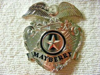 Andy Griffith Show Policeman Mayberry Cap Badge Barney Fife Don Knotts Prop