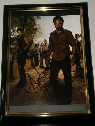 The Walking Dead - Andrew Lincoln & Norman Reedus And Signed With Authentic