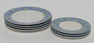 Pfaltzgraff Blue Isle (2) Dessert Plates And (4) Salad Plates