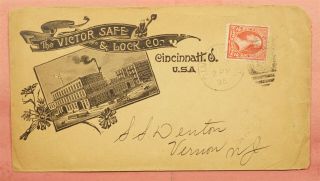 1895 Victor Safe & Lock Co Advertising Cincinnati Oh