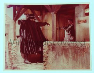Zorro 1957 - 58 Television Western Vintage Color 4 " X 5 " Transparency Guy Williams