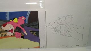 The Pink Panther Production Cel Animation Art Cel Friz Freleng 5