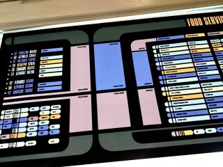 Star Trek Prop Tng Voyager Food Computer Transligh Print Huge