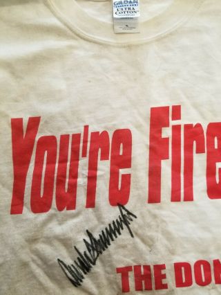 Donald Trump Autographed " You 