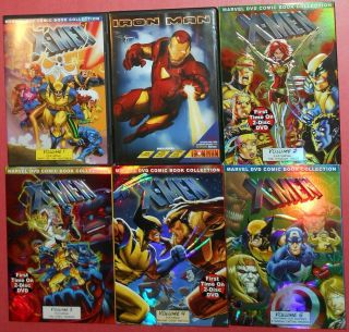 X - Men Animated Series - All 5 Seasons On Dvd - Or Never Watched,  Iron Man