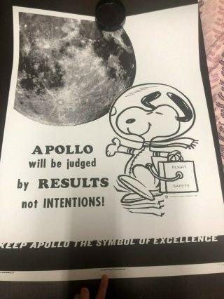 Sdcc 2019 Peanuts Snoopy Apollo Astronaut Poster Print 18x24 105 / 175