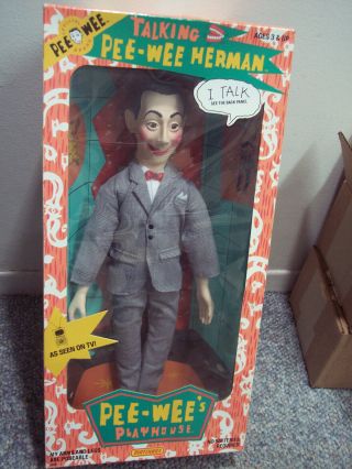 Vintage 1987 Pee Wee Herman Talking Doll In The (matchbox)