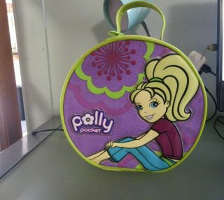 Polly Pocket Zippered Carrying Case For Dolls Accessories Tara 2005