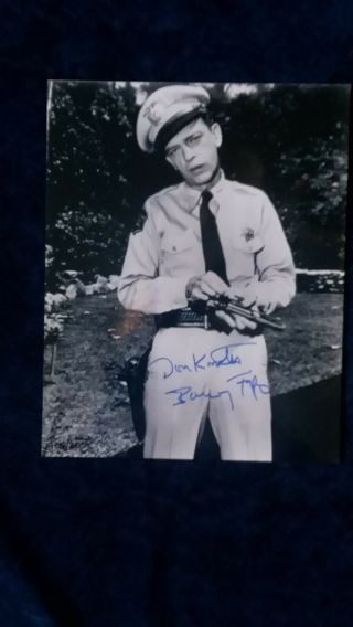 The Andy Griffith Show Don Knotts Signed 8x10 Photo