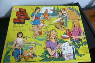 1973 The Brady Bunch Board Game Camping Paramount Pictures Whitman Complete