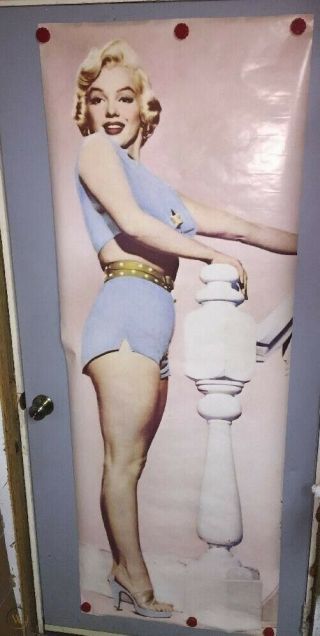 Vintage 1983 Marilyn Monroe In Shorts Lifesized Poster -