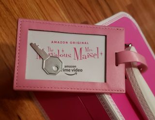 Amazon Marvelous Mrs Maisel Comedy Tour Season 3 DVDs with Hot Pink Travel Case 2