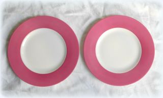 Set 2 Villeroy & Boch Wonderful World Pink Salad Dessert Plate