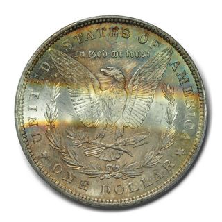 1888 $1 Morgan Dollar Pcgs Ms64 Tab Toned