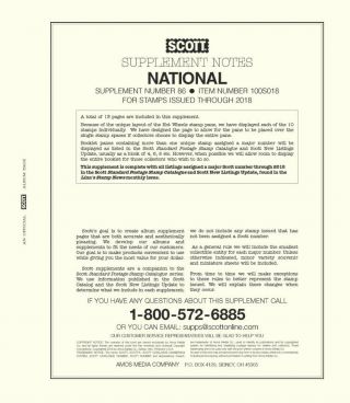 Scott Stamp Album Supplement - National - 2003