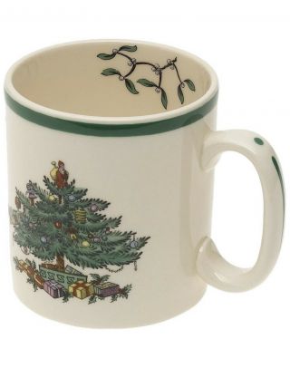 Spode Christmas Tree Mug Set Of 4 Nib England