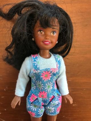 Vintage African American Kelly And Same Size Friends Mattel 1991