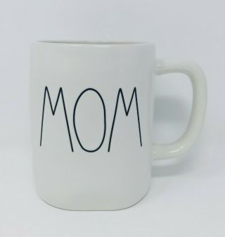 Rae Dunn Magenta Mom Large Coffee Cup Mug White 202 Gift Rare Valentines Day