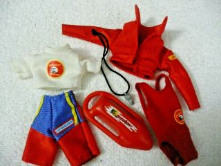 Mattel Barbie Baywatch Swimsuit Clothes Whistle Float