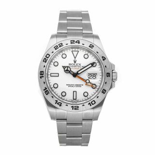 Rolex Explorer Ii Mechanical (automatic) White Dial Mens Watch 216570 (certif.