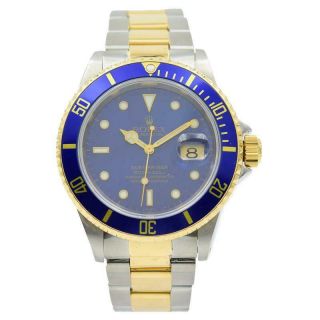 Rolex Submariner 16613 - Two Tone With Blue Dial Serviced In 2017 - 40mm