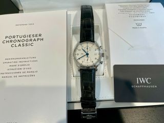 IWC Portugieser Chronograph Classic 42 mm Box,  Papers Incl. 3