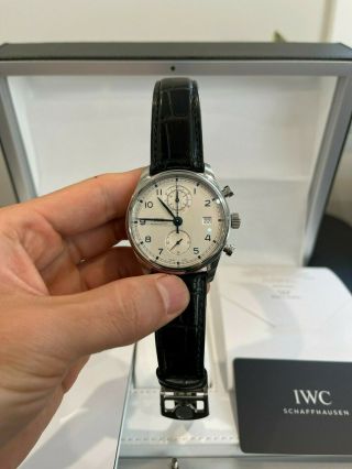 IWC Portugieser Chronograph Classic 42 mm Box,  Papers Incl. 4