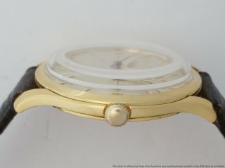 Extremely Rare Omega Dead Seconds Synchrobeat Cal 372 Chronometer 18k Gold 3