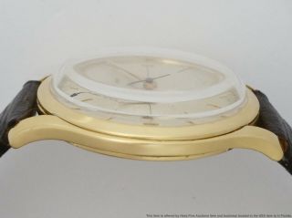Extremely Rare Omega Dead Seconds Synchrobeat Cal 372 Chronometer 18k Gold 4