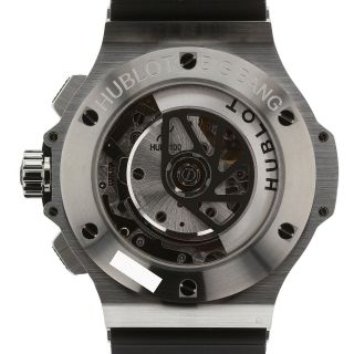 HUBLOT Big Bang 44 mm Steel Black Chronograph Watch 301.  SX.  130.  RX Complete 4