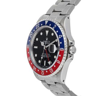 Rolex GMT - Master II Pepsi Auto 40mm Steel Mens Oyster Bracelet Watch Date 16710 3