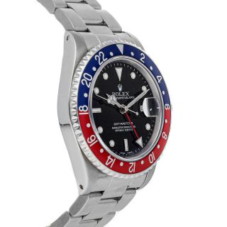Rolex GMT - Master II Pepsi Auto 40mm Steel Mens Oyster Bracelet Watch Date 16710 4