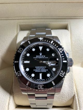 Rolex Submariner Date Ceramic 116610ln 40mm Full Kit Boxes Papers Tags 2016