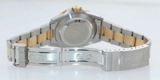 PAPERS 1998 Rolex Submariner 16613 Two Tone 18k Yellow Gold Blue 40mm Watch Box 6