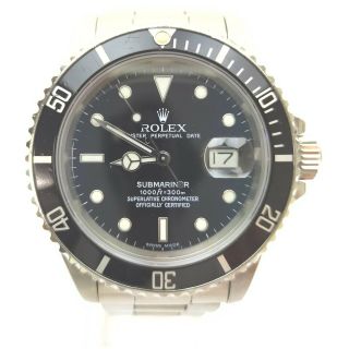 Rolex Watch 16800 Submariner Operates Normally 913604