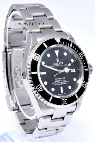 Rolex Sea - Dweller Stainless Steel Mens Dive 40mm Watch Box/Papers F 16600 3