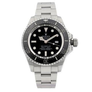 Rolex Deepsea Sea - Dweller Steel Ceramic Black Dial Automatic Mens Watch 116660