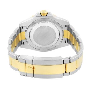 Rolex GMT - Master II Steel Gold Black Dial Ceramic Bezel Mens Watch 116713 5