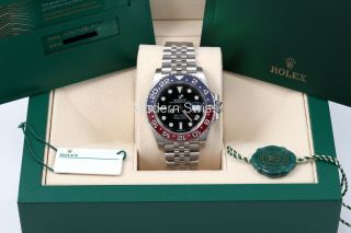 Rolex GMT - Master II Pepsi Style Card/Box/Papers 126710BLRO 2