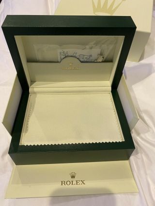 Rolex Milgauss Green Crystal Black Dial Watch 116400V Orig Owner W/box & Papers 3