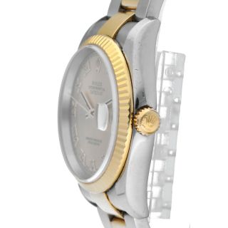 Rolex 116233 Datejust Champagne Roman 18k Yellow Gold Steel Oyster Men ' s Watch 3
